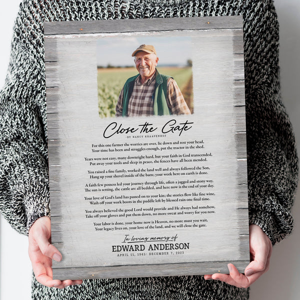 Close the Gate Farmer Memorial Print - Jennifer Ditterich Designs