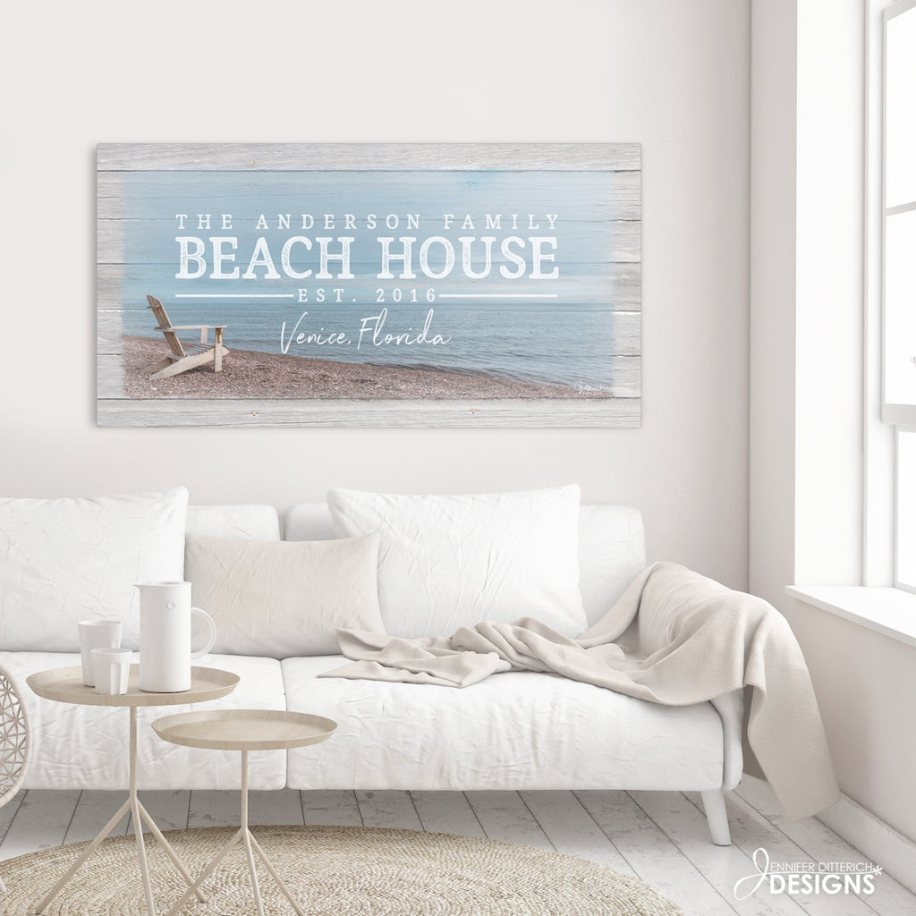 Personalized Beach House Sign Jennifer Ditterich Designs   Personalized Beach House Sign 431693 1024x1024 